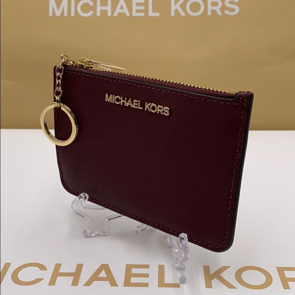 MICHAEL KORS JET SET TRAVEL SM TZ COINPOUCH W ID - Picture 5 of 16